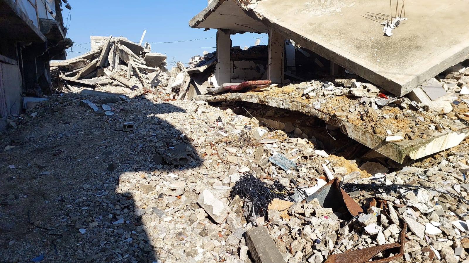 إزالة الركام وفتح الشوارع من شرق الصفطاوي