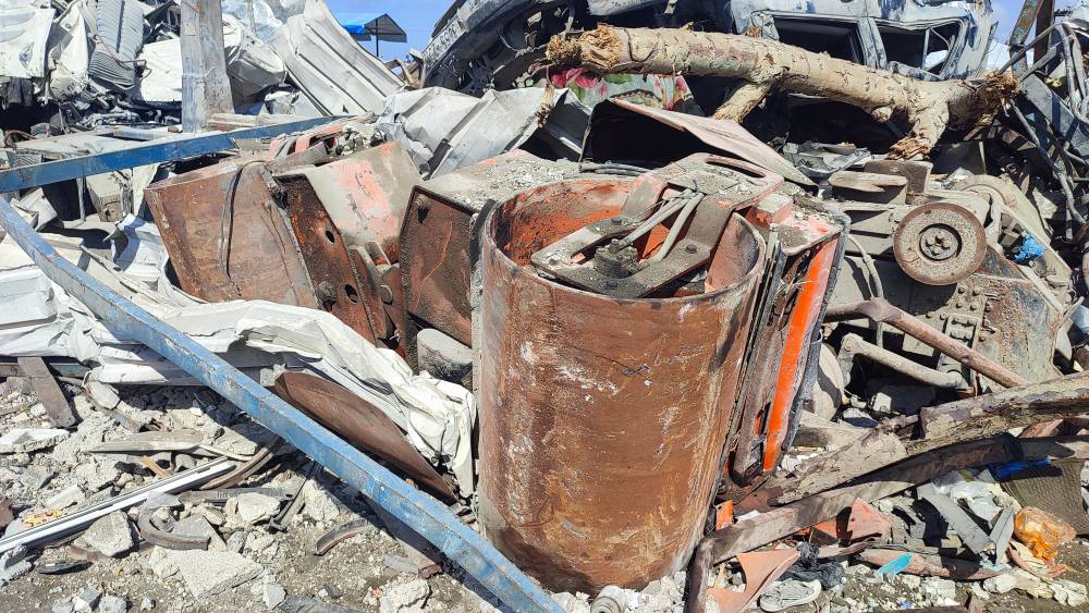 90%  نسبة العجز في معدات وآليات البلدية الثقيلة جراء الحرب