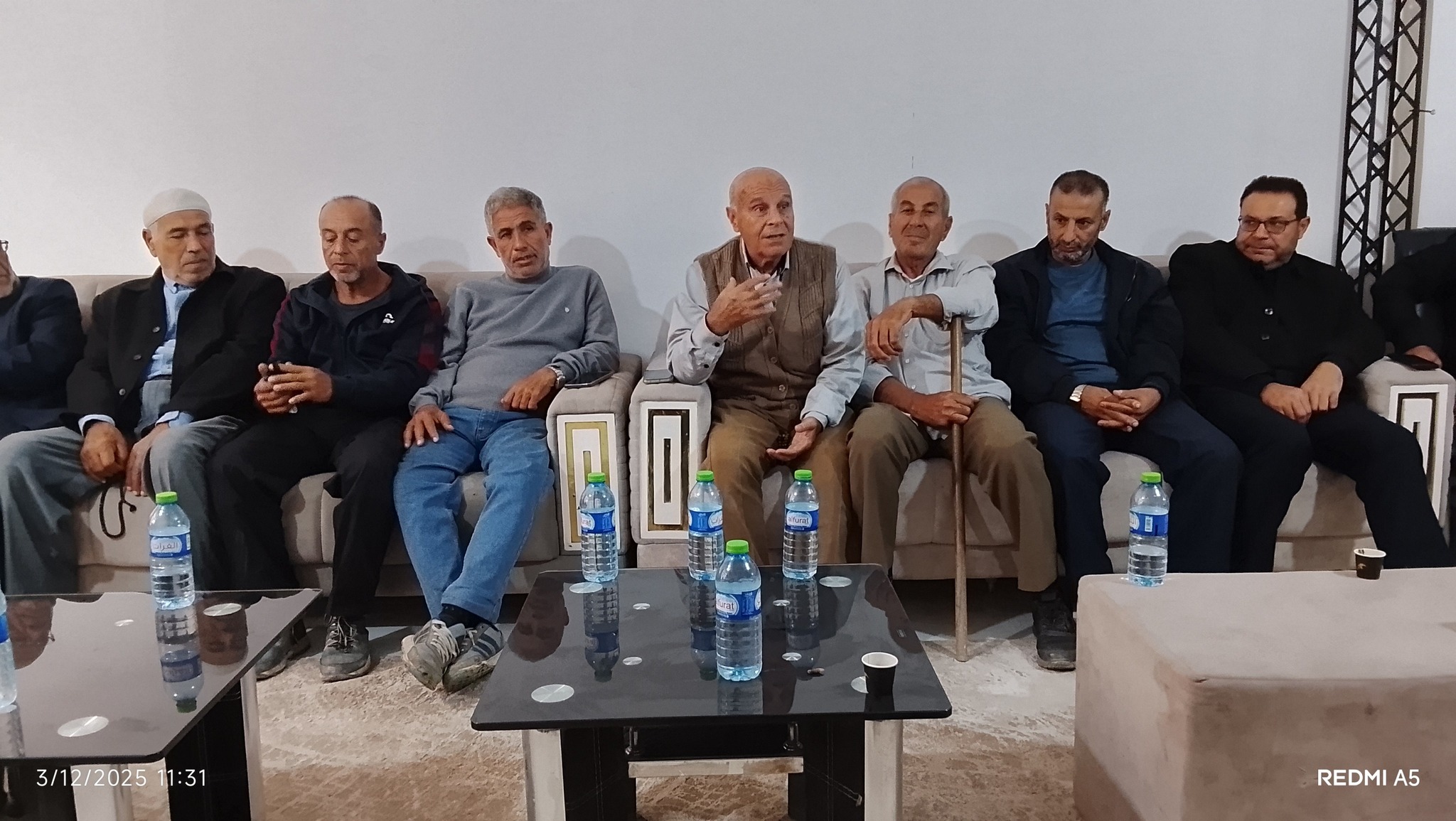 استقبال مخاتير ووجهاء ومثقفي جباليا