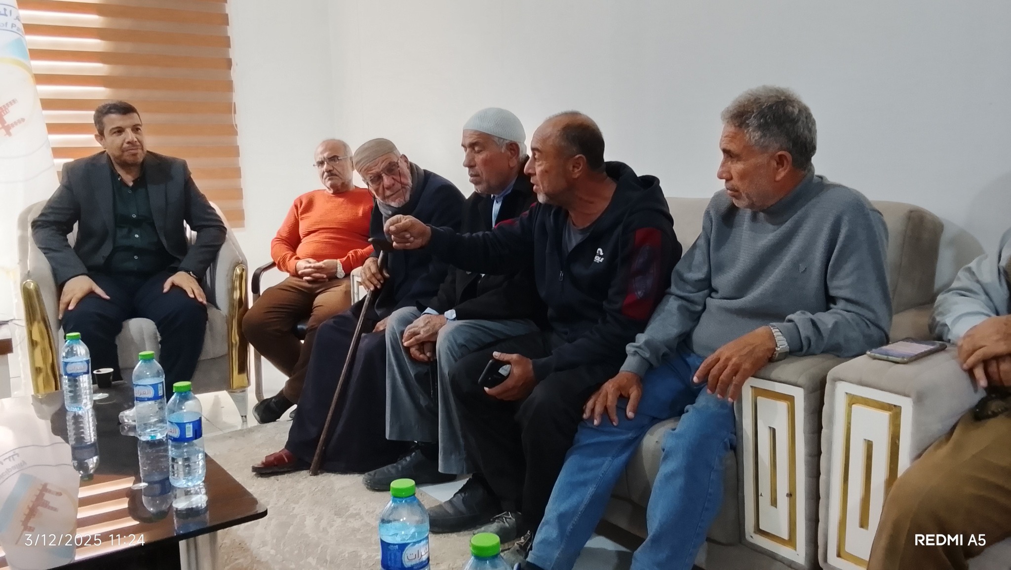 استقبال مخاتير ووجهاء ومثقفي جباليا