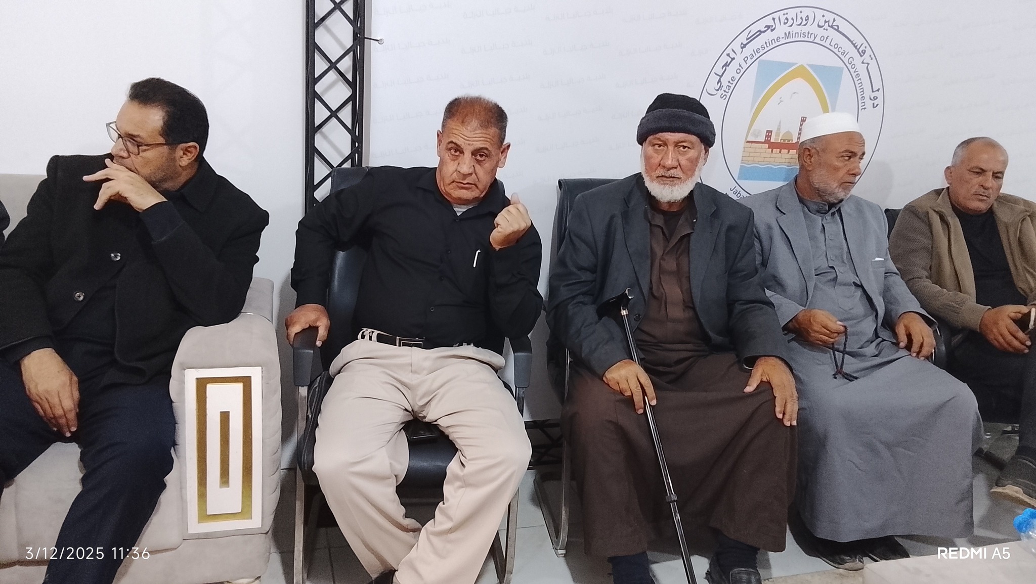 استقبال مخاتير ووجهاء ومثقفي جباليا