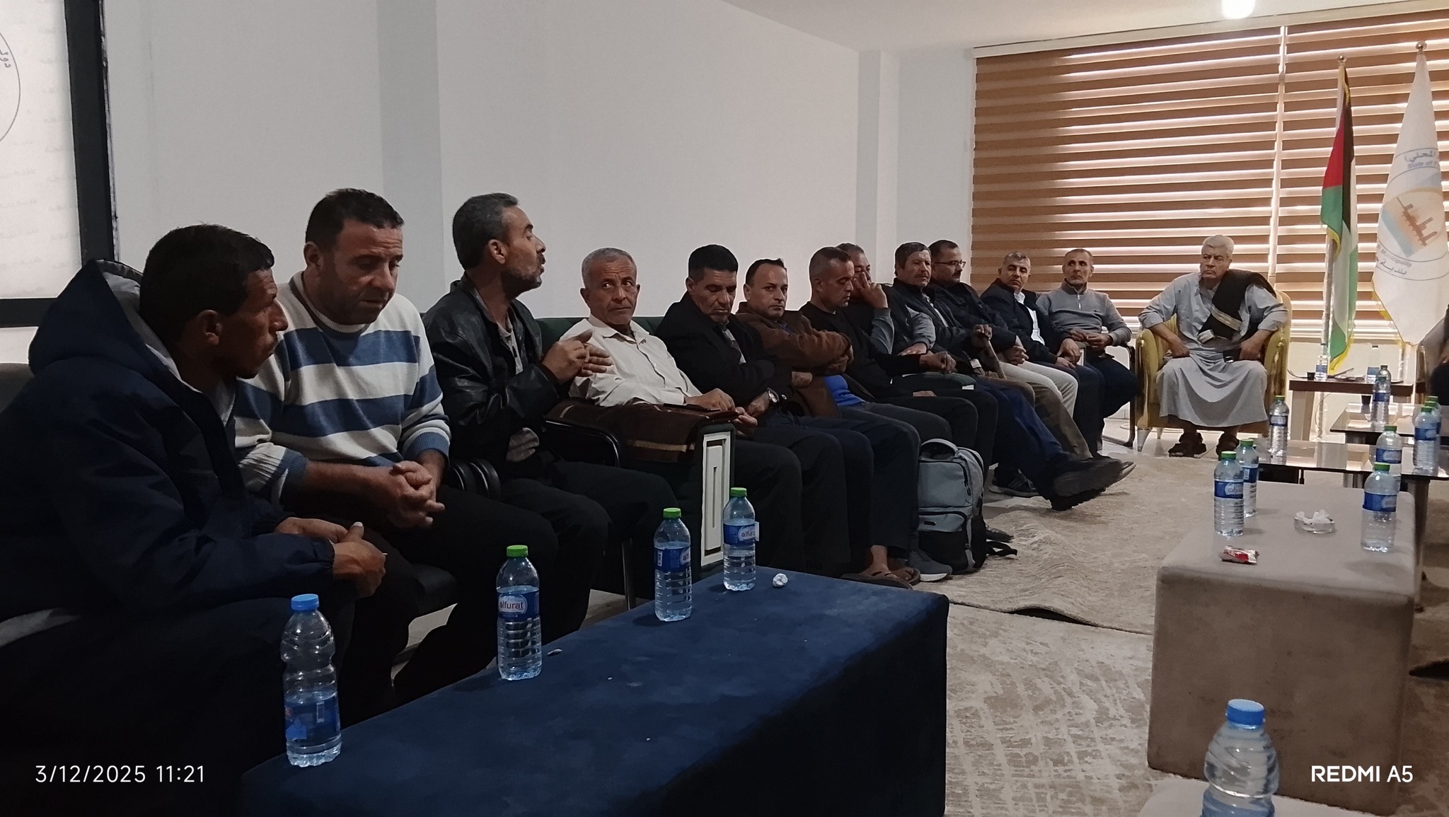 استقبال مخاتير ووجهاء ومثقفي جباليا