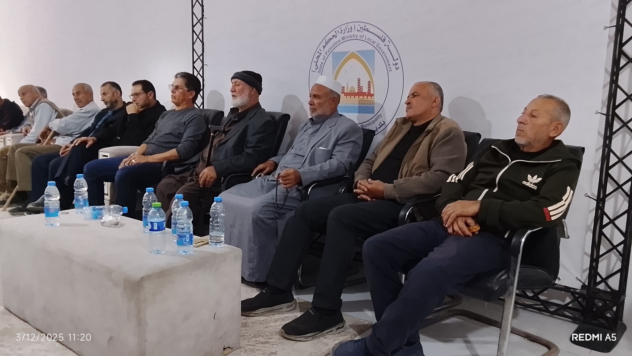 استقبال مخاتير ووجهاء ومثقفي جباليا