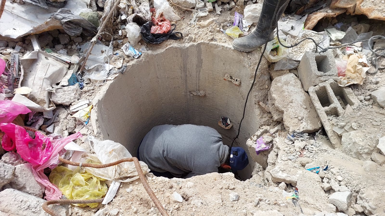 استمرار جهود الصرف الصحي