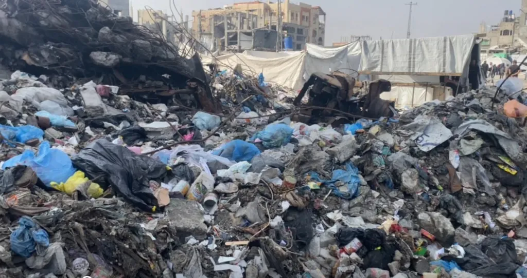بلدية حباليا النزلة تُخذر من تناثر وتراكم أطنان النفايات في مناطق النفوذ